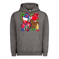 Pigment Tornado dominican republic  hearts Urban Hoodie - texasbilliewilder