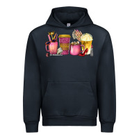 Navy boss lady coffee cups with money Urban Hoodie - texasbilliewilder