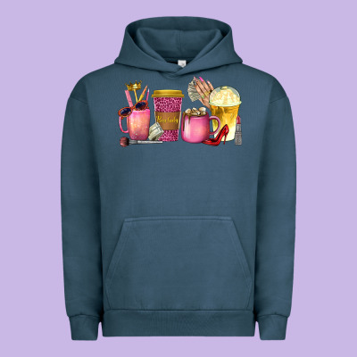 Urban Hoodie boss lady coffee cups with money