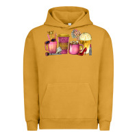 Pigment Peanut Butter boss lady coffee cups with money Urban Hoodie - texasbilliewilder