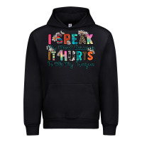 Black i speak my mind because it hurts to bite my tongue Urban Hoodie - Zillion Design Studio