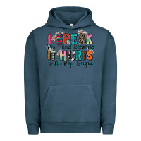Pigment Midnight Navy i speak my mind because it hurts to bite my tongue Urban Hoodie - Zillion Design Studio