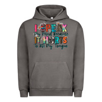 Pigment Tornado i speak my mind because it hurts to bite my tongue Urban Hoodie - Zillion Design Studio