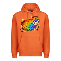 Carrot rainbow sheep with star Premium Hoodie - texasbilliewilder