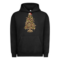 Pigment Black Skeleton Christmas Tree Urban Hoodie - RanaPortraitStore