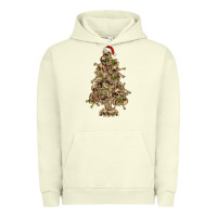 Pigment Pistachio Skeleton Christmas Tree Urban Hoodie - RanaPortraitStore