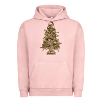 Pigment Salmon Skeleton Christmas Tree Urban Hoodie - RanaPortraitStore