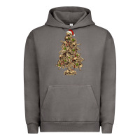 Pigment Tornado Skeleton Christmas Tree Urban Hoodie - RanaPortraitStore