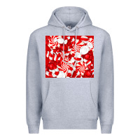 Heather Grey christmas candies Premium Hoodie - RanaPortraitStore