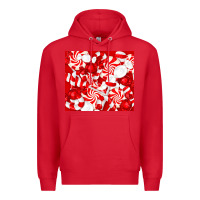 Red christmas candies Premium Hoodie - RanaPortraitStore