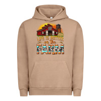 Life Is Better On The Farm With Barn Urban Hoodie | Teevron