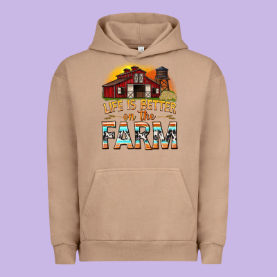 Urban Hoodie life is better on the farm with barn