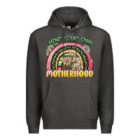 Charcoal Heather mind your own motherhood Premium Hoodie - Zillion Design Studio