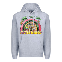 Heather Grey mind your own motherhood Premium Hoodie - Zillion Design Studio
