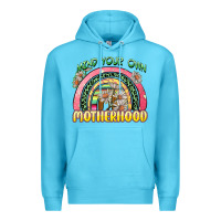 Ocean Blue mind your own motherhood Premium Hoodie - Zillion Design Studio