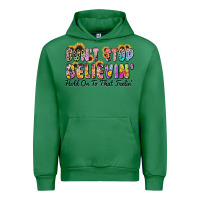 Emerald don't stop believin' hold on to that feeling Urban Hoodie - Zillion Design Studio