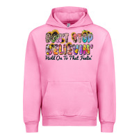 Fuchsia Pink don't stop believin' hold on to that feeling Urban Hoodie - Zillion Design Studio