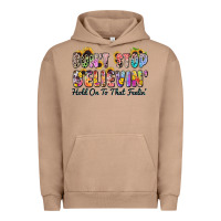 Pigment Burro don't stop believin' hold on to that feeling Urban Hoodie - Zillion Design Studio
