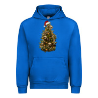 Cobalt Skeleton merry christmas tree Urban Hoodie - RanaPortraitStore