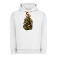 Pigment Lunar Rock Skeleton merry christmas tree Urban Hoodie - RanaPortraitStore