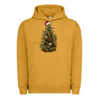 Pigment Peanut Butter Skeleton merry christmas tree Urban Hoodie - RanaPortraitStore