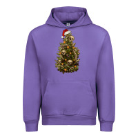 Tulip Skeleton merry christmas tree Urban Hoodie - RanaPortraitStore