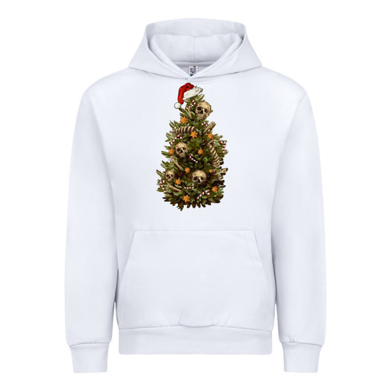 Skeleton Merry Christmas Tree Urban Hoodie by RanaPortraitStore | Teevron