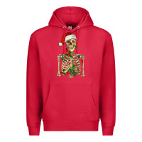 Cardinal Christmas Skeleton Premium Hoodie - RanaPortraitStore