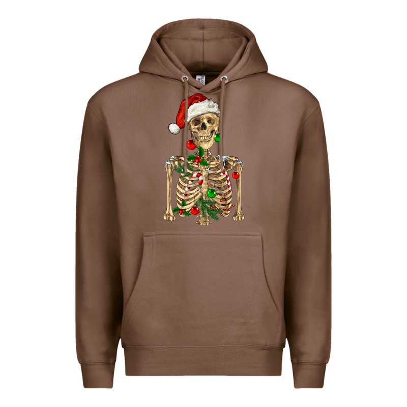 Christmas Skeleton Premium Hoodie by RanaPortraitStore | Teevron