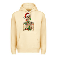 Pina Colada Christmas Skeleton Premium Hoodie - RanaPortraitStore