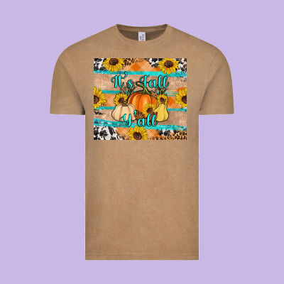 It's Fall Y'all Vintage Tee Designed By Artiststas