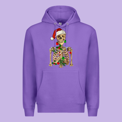 Christmas Skeleton Premium Hoodie Designed By Ranaportraitstore
