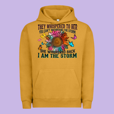 They Whispered To Her You Can't Withstand The Stor Urban Hoodie Designed By Zillion Design Studio
