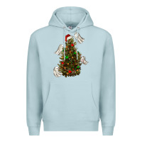Blue Mist christmas spirits Premium Hoodie - RanaPortraitStore