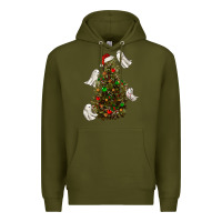 Army Green christmas spirits Premium Hoodie - RanaPortraitStore