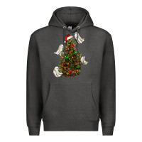 Charcoal Heather christmas spirits Premium Hoodie - RanaPortraitStore