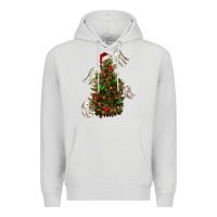 Dove Grey christmas spirits Premium Hoodie - RanaPortraitStore