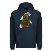 Navy christmas spirits Premium Hoodie - RanaPortraitStore