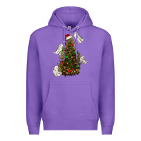 Purple christmas spirits Premium Hoodie - RanaPortraitStore