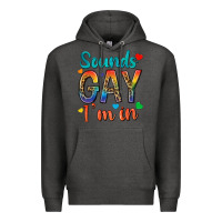 Charcoal Heather sounds gay im in Premium Hoodie - texasbilliewilder