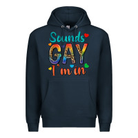 Navy sounds gay im in Premium Hoodie - texasbilliewilder