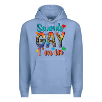 Colony Blue sounds gay im in Premium Hoodie - texasbilliewilder
