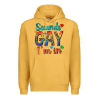 Mustard sounds gay im in Premium Hoodie - texasbilliewilder