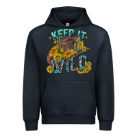 Navy keep it wild tbw Urban Hoodie - texasbilliewilder