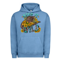 Pigment Pebble Blue keep it wild tbw Urban Hoodie - texasbilliewilder