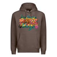 Coffee less people more dogs Premium Hoodie - Zillion Design Studio