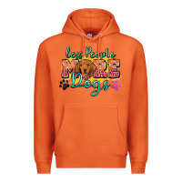 Carrot less people more dogs Premium Hoodie - Zillion Design Studio