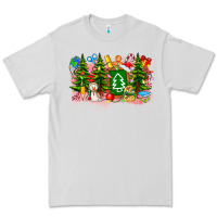 Dove Grey Christmas teacher Premium Tee - CowhideDigitalArt