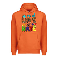 Carrot spread love not hate Premium Hoodie - texasbilliewilder