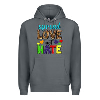 Rock spread love not hate Premium Hoodie - texasbilliewilder